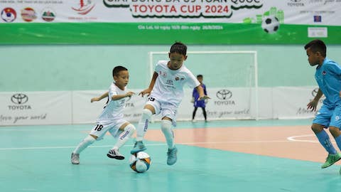 Giải bóng đá U9 toàn quốc 2024: Các ứng viên vô địch ra oai!